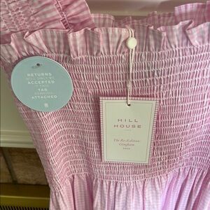 Hill House Pink Gingham Nap Dress Authentic NWT
